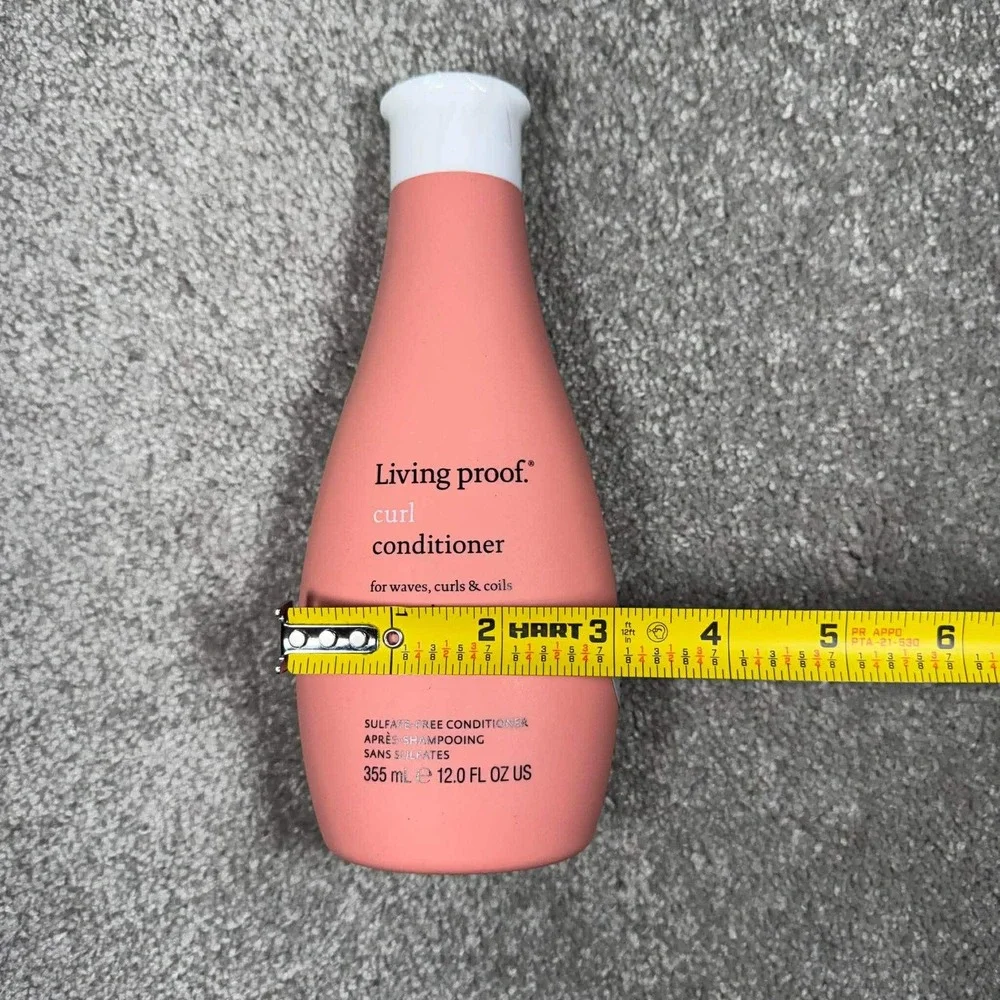 Living Proof Curl Conditioner‎ Pink Sulfate-Free for Waves Curls Coils 12oz